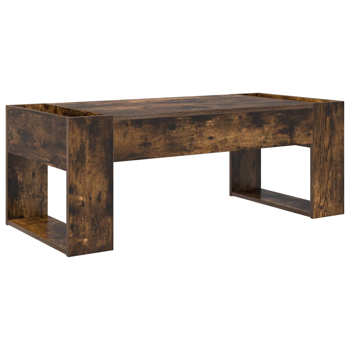 Mesa de centro, mesa baixa, carvalho defumado 110 x 50 x 41 cm