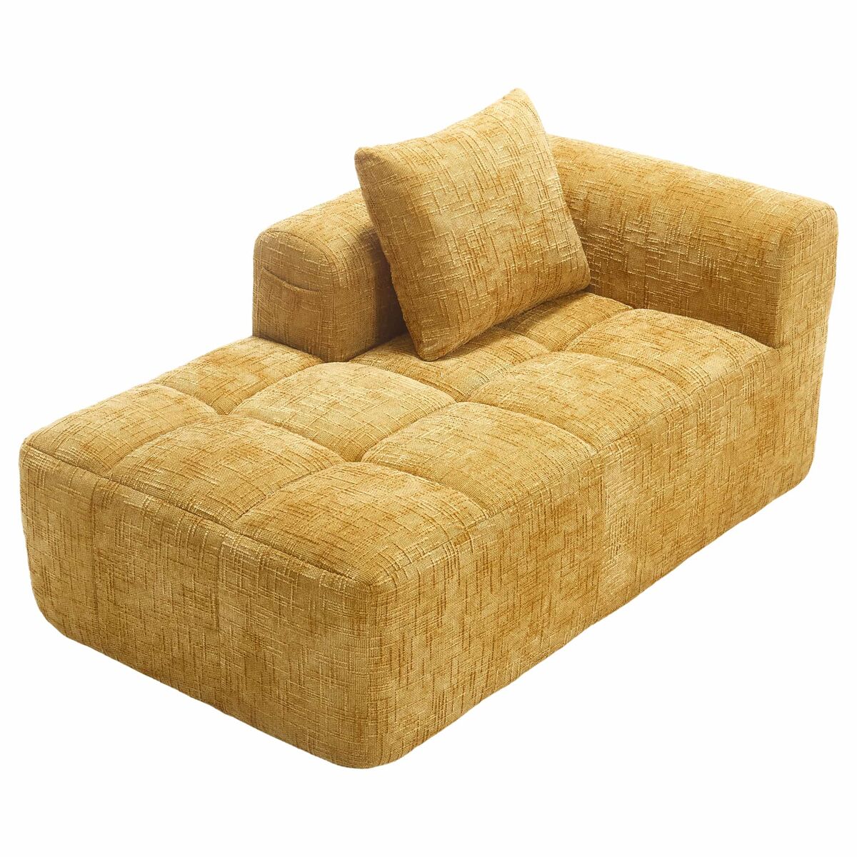 Sofás-cama individuais Amarelo