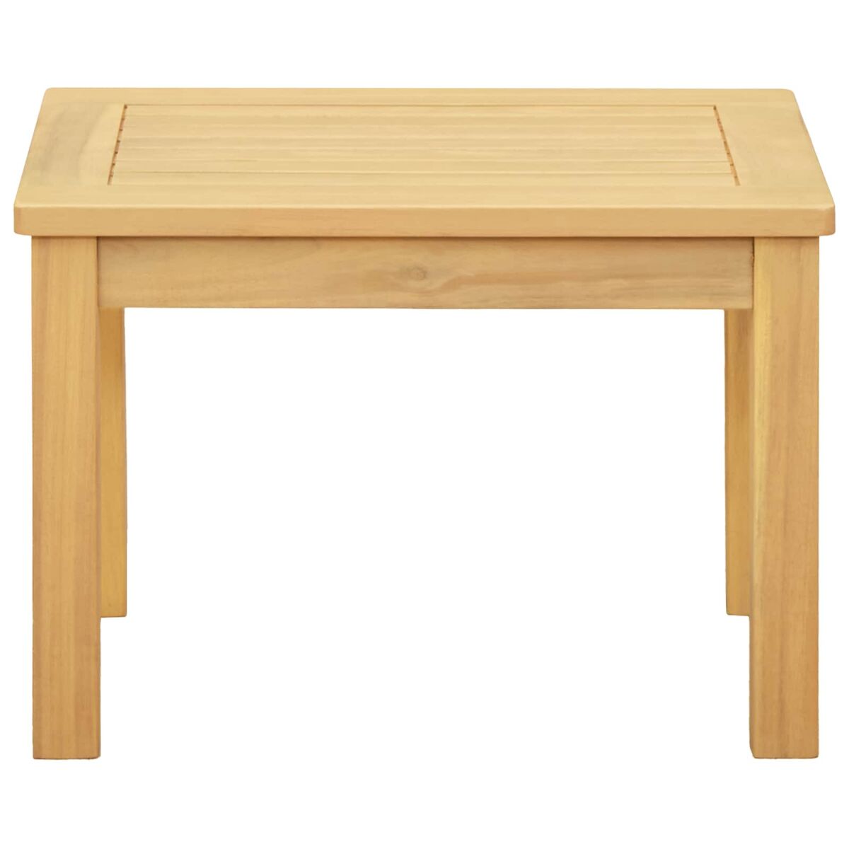 Mesa de centro, mesa baixa, acácia clara 50 x 35 x 36 cm