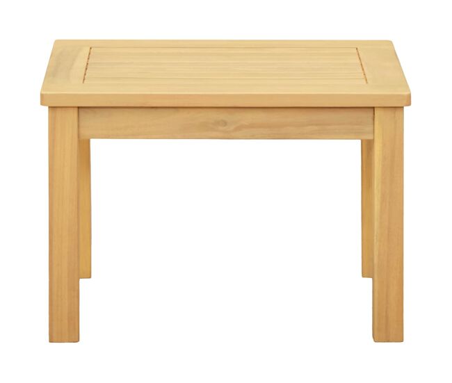 Mesa de centro, mesa baixa, acácia clara 50 x 35 x 36 cm