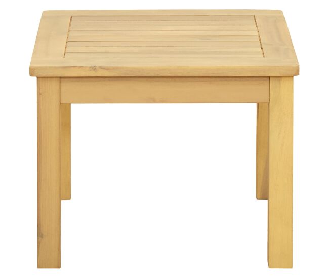 Mesa de centro, mesa baixa, acácia clara 45 x 45 x 36 cm