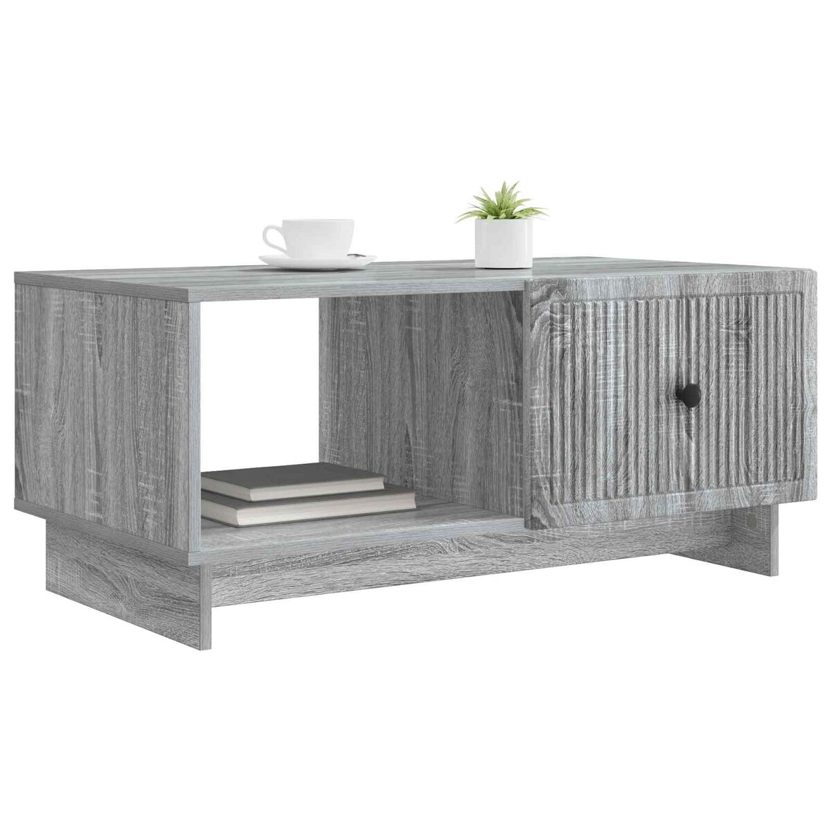 Mesa de centro, mesa baixa, sonoma cinzento 90 x 50 x 40 cm