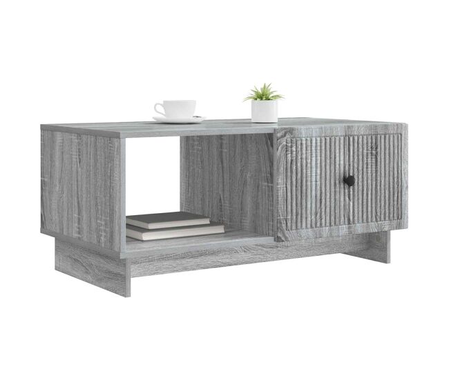 Mesa de centro, mesa baixa, sonoma cinzento 90 x 50 x 40 cm
