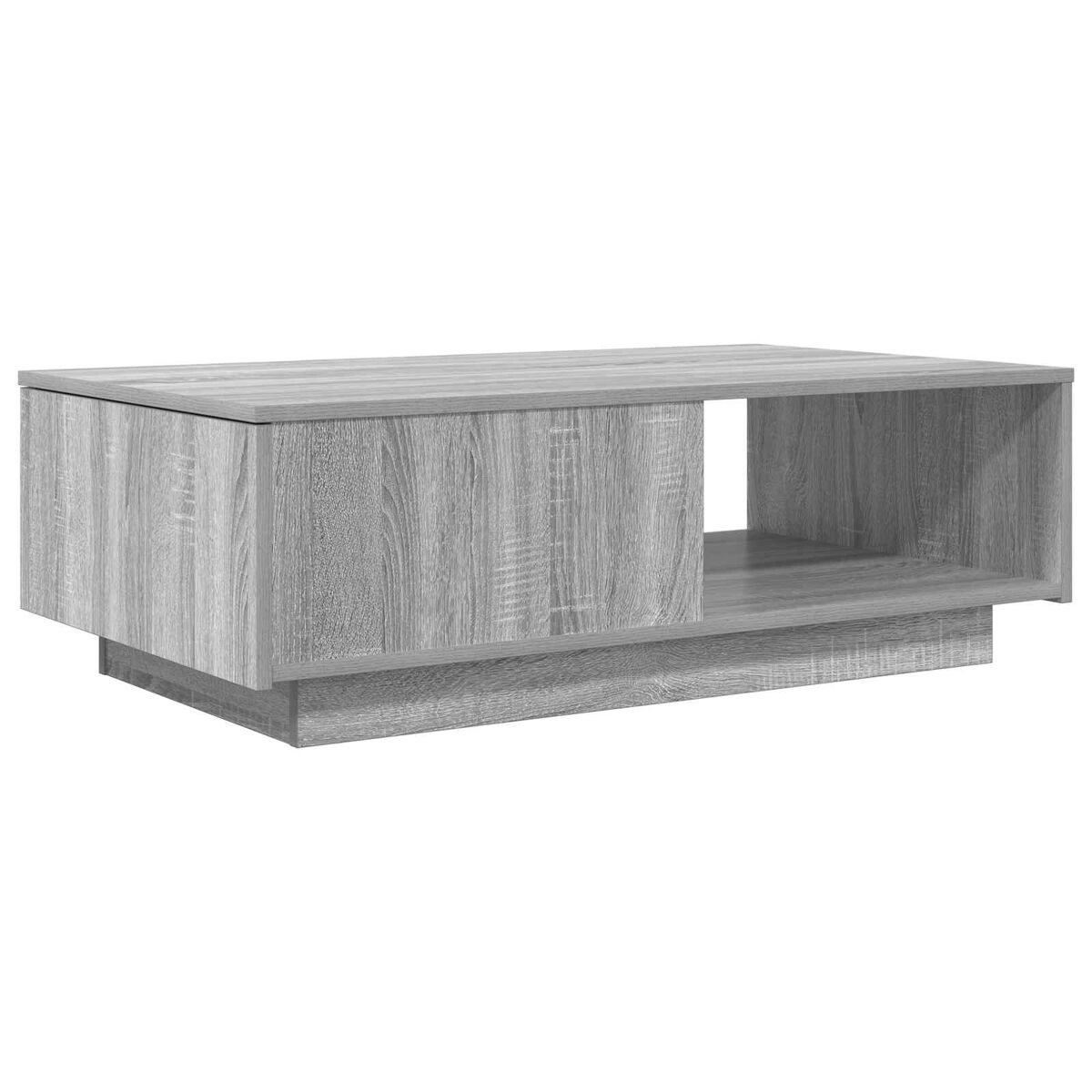Mesa de centro, mesa baixa, cinza sonoma 95 x 55 x 31 cm madeira processada