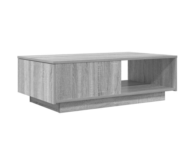 Mesa de centro, mesa baixa, cinza sonoma 95 x 55 x 31 cm madeira processada