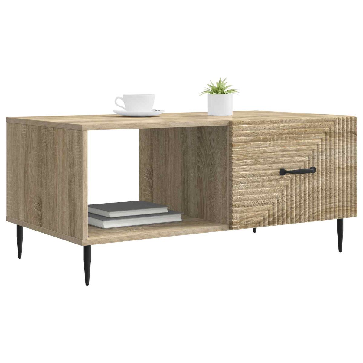 Mesa de centro, mesa baixa, carvalho sonoma 90 x 50 x 40 cm