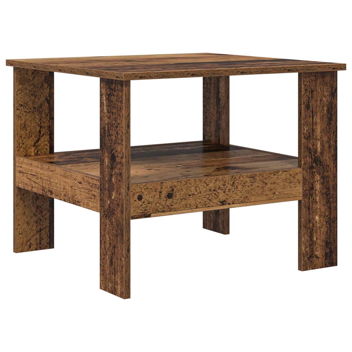 Mesa de centro, mesa baixa, madeira antiga 57 x 55 x 45 cm