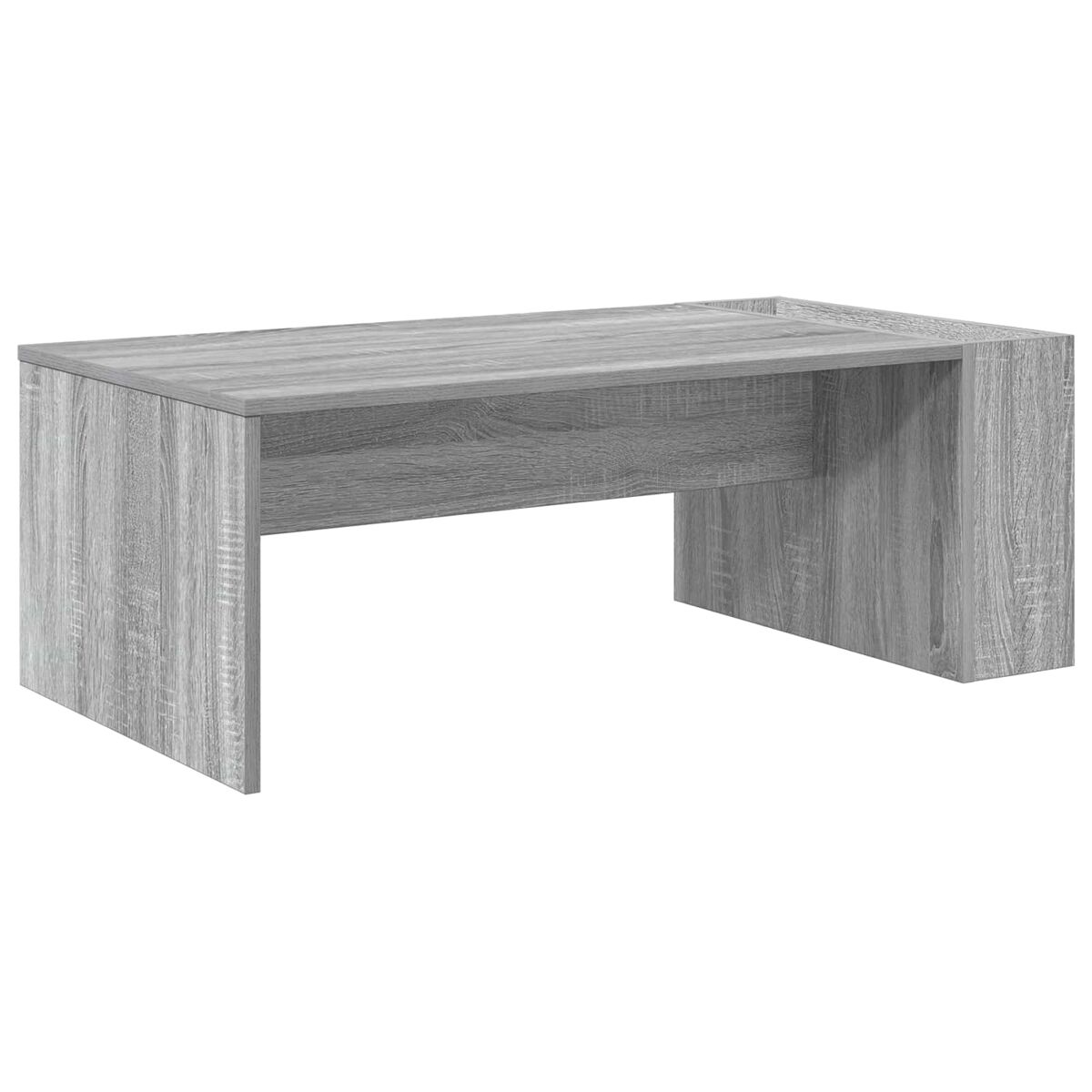 Mesa de centro, mesa baixa, cinza sonoma 95 x 50 x 34 cm madeira processada