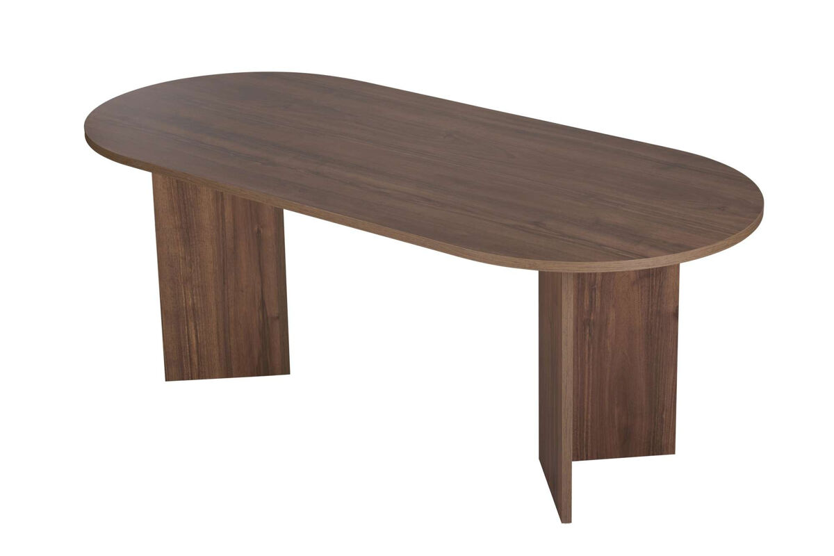 Mesa de jantar em madeira  200 x 90 x 75 cm - nogueira