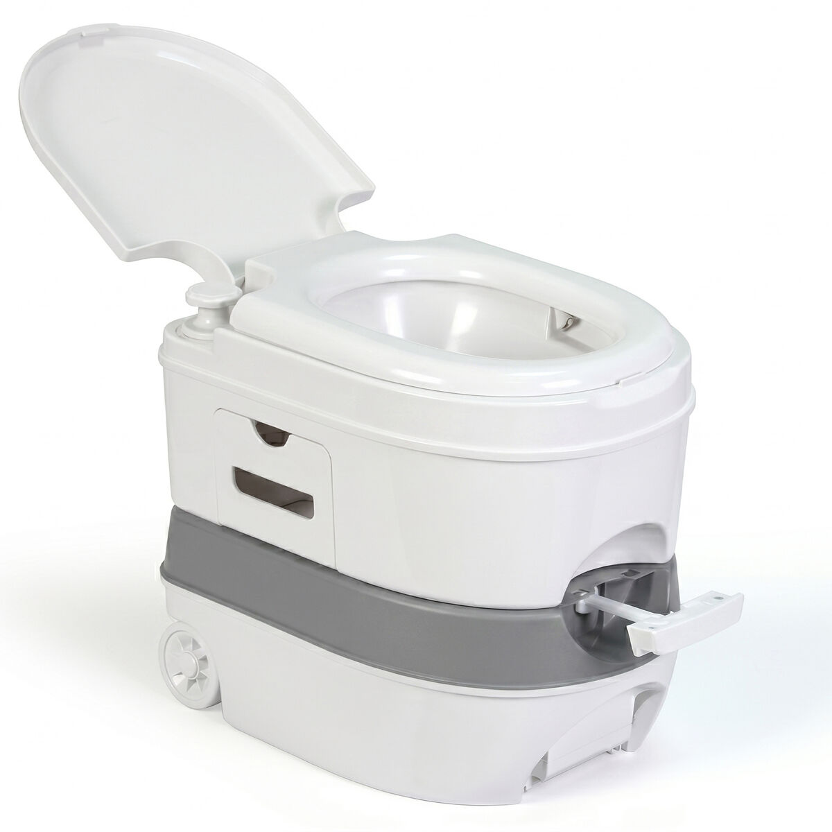 Briebe wc1196w sanita química portable com rodas 22l camper, campismo, caravana, auto caravana, wc, , blanc