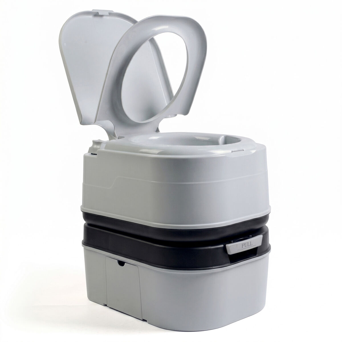 Briebe wc1195g sanita química portátil para adultos 24l camper, campismo, caravana, auto caravana, wc, , cinza