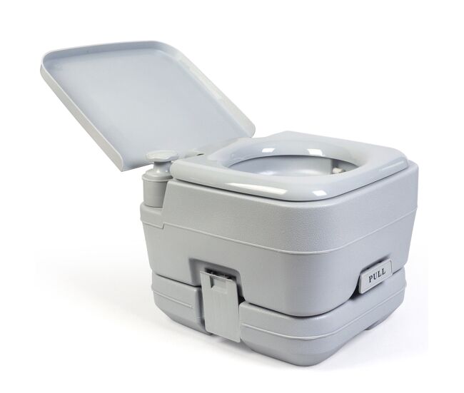 Briebe wc1194 sanita química portable para adultos 10l camper, campismo, caravana, auto caravana, wc, , gris