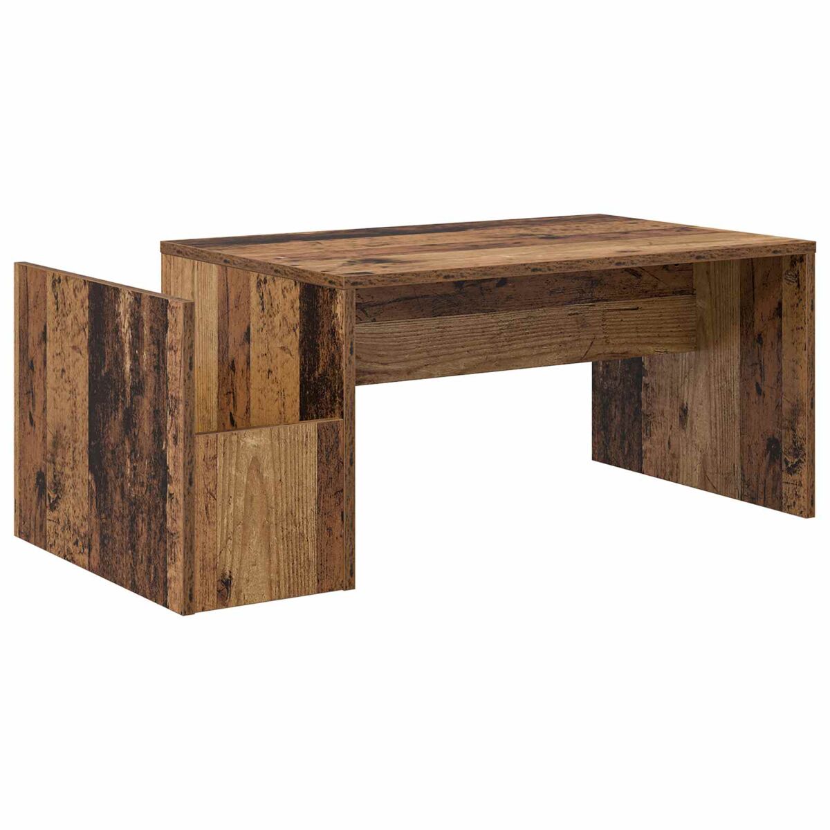Mesa de centro, mesa baixa, madeira antiga 90 x 45 x 35 cm