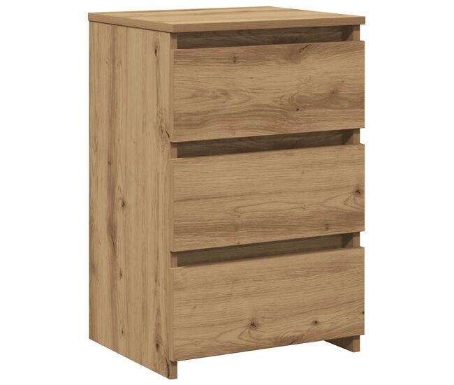 Soluna home - mesitas de noche madera madera clara 40 x 35 x 62,5 cm