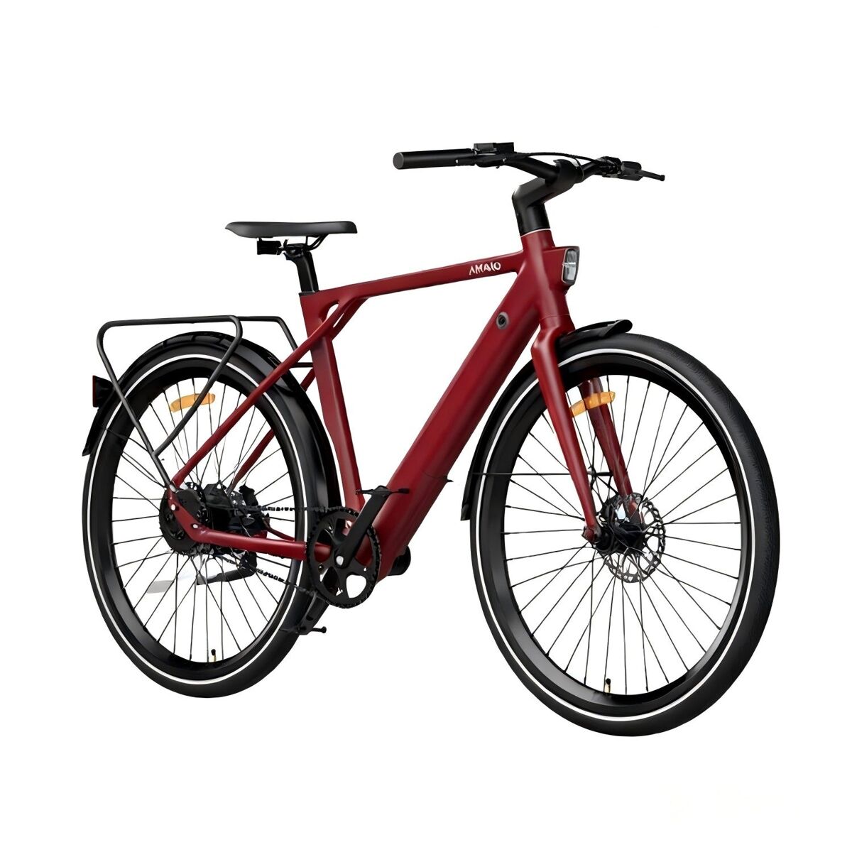 Pixar amano s900 250w 36v 10ah 28" bicicleta elétrica vermelha