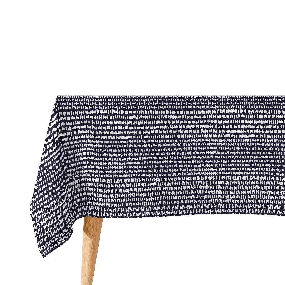 Toalha de mesa impermeável frieze - 100% algodão - 150x250 cm