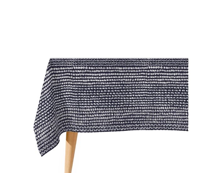 Toalha de mesa impermeável frieze - 100% algodão - 150x250 cm