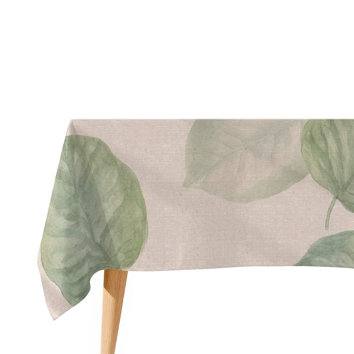 Toalha de mesa impermeável elephant ear - 100% algodão - 150x300 cm