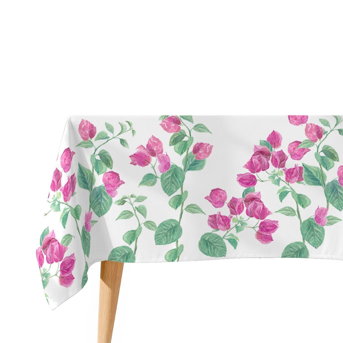 Toalha de mesa 100% algodão bouga 150x250 cm