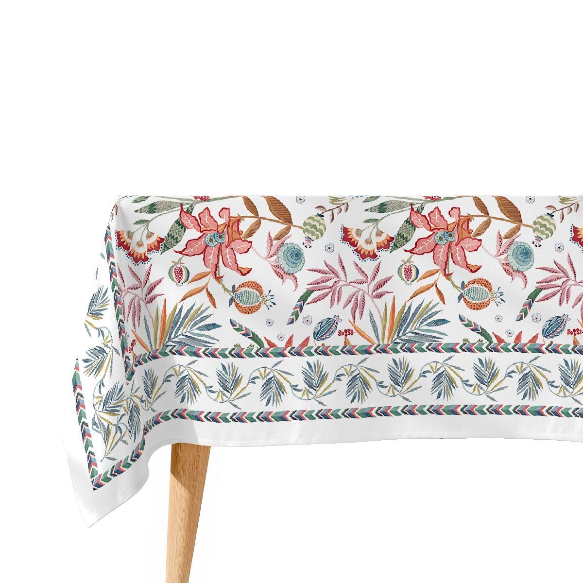 Toalha de mesa 100% algodão unguja 150x350 cm