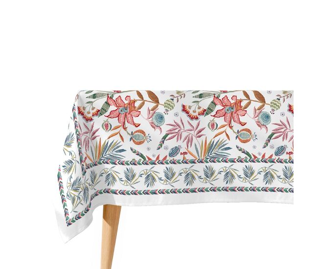 Toalha de mesa 100% algodão unguja 150x350 cm