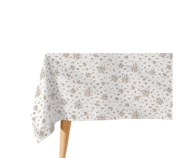 Toalha de mesa impermeável luna - 100% algodão - 150x200 cm