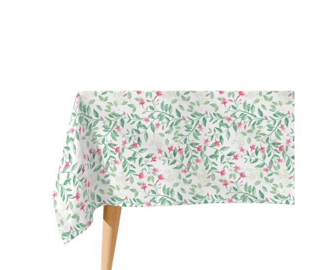 Toalha de mesa 100% algodão campanillas 150x250 cm