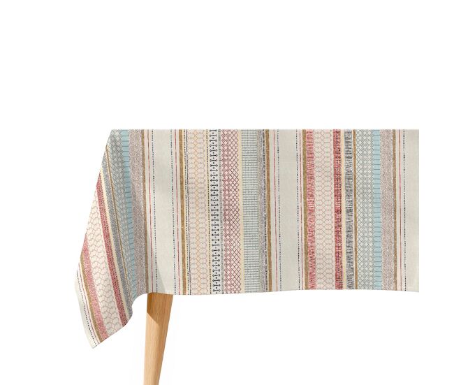 Toalha de mesa impermeável texas - 100% algodão - 150x250 cm