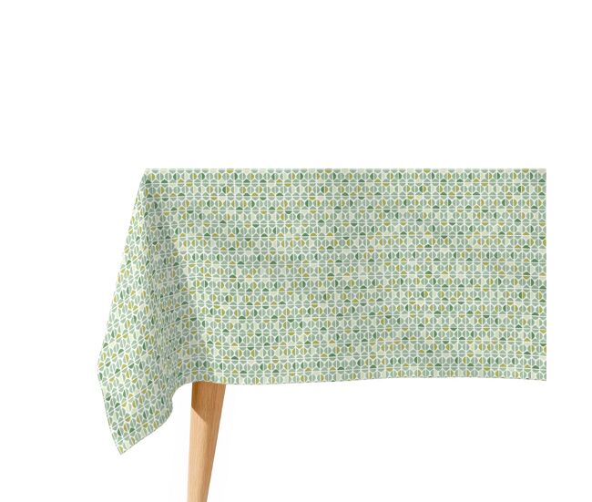 Toalha de mesa impermeável takayama - 100% algodão - 100x150 cm