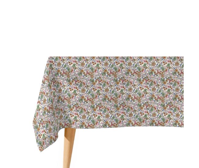Toalha de mesa impermeável susie - 100% algodão - 140x200 cm