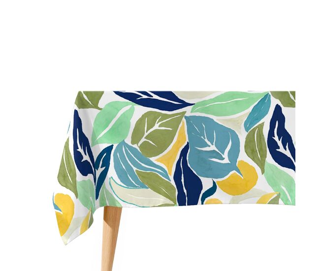 Toalha de mesa impermeável fresh - 100% algodão - 140x180 cm