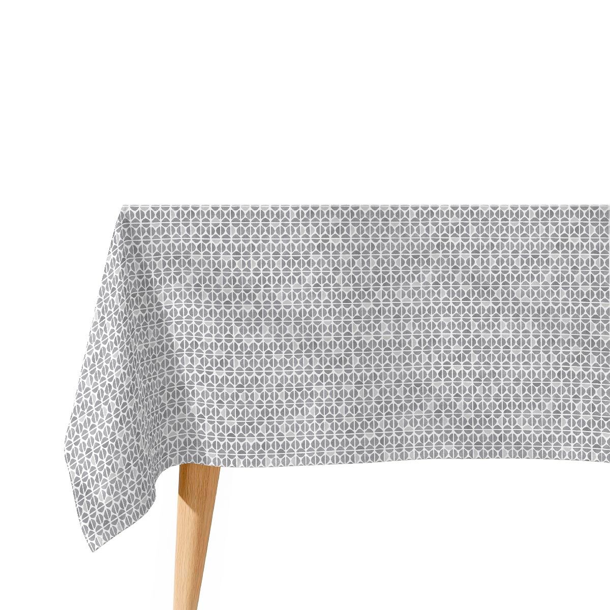 Toalha de mesa impermeável takayama - 100% algodão - 150x200 cm