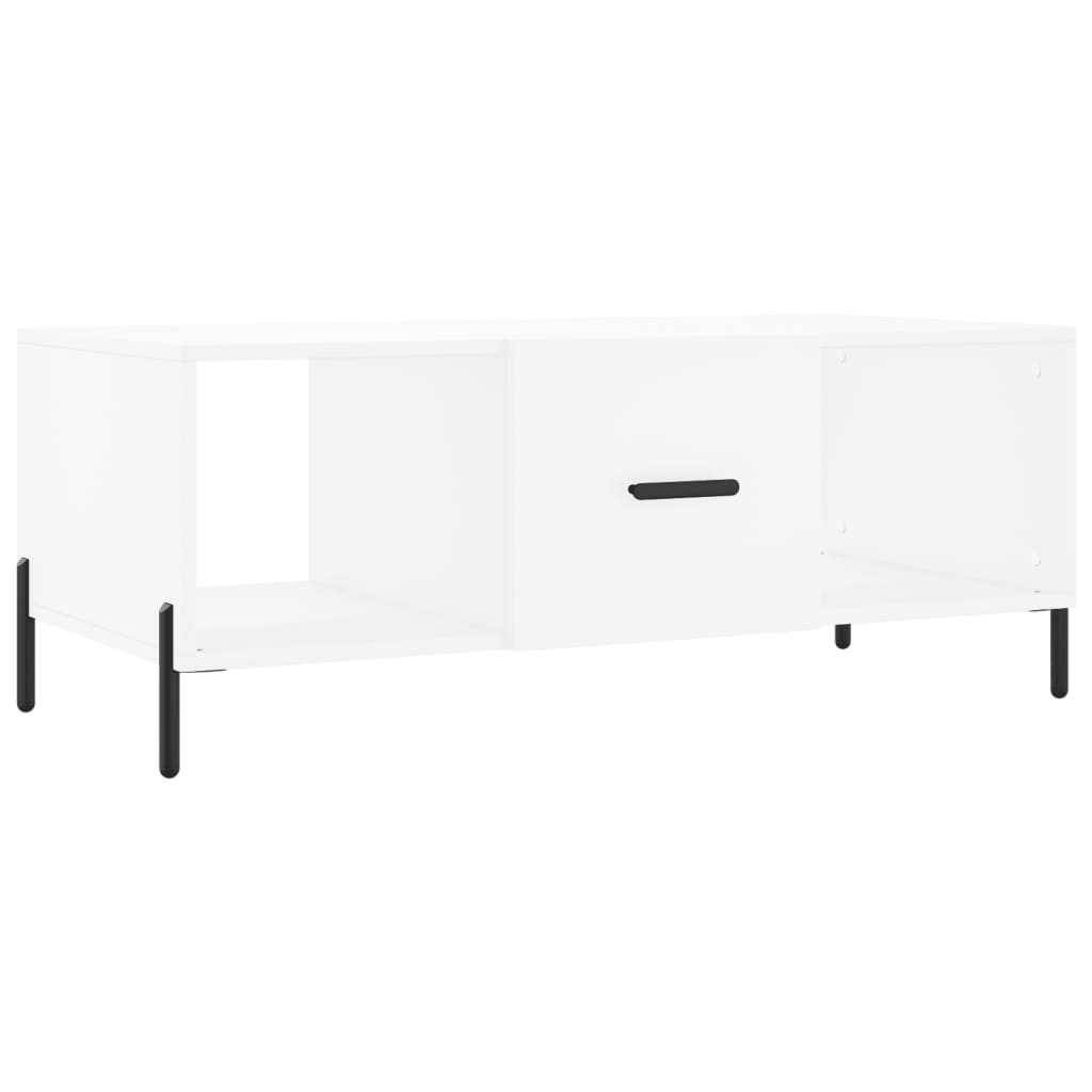 Mesa de centro, mesa baixa, 102x50x40 cm madeira processada branco