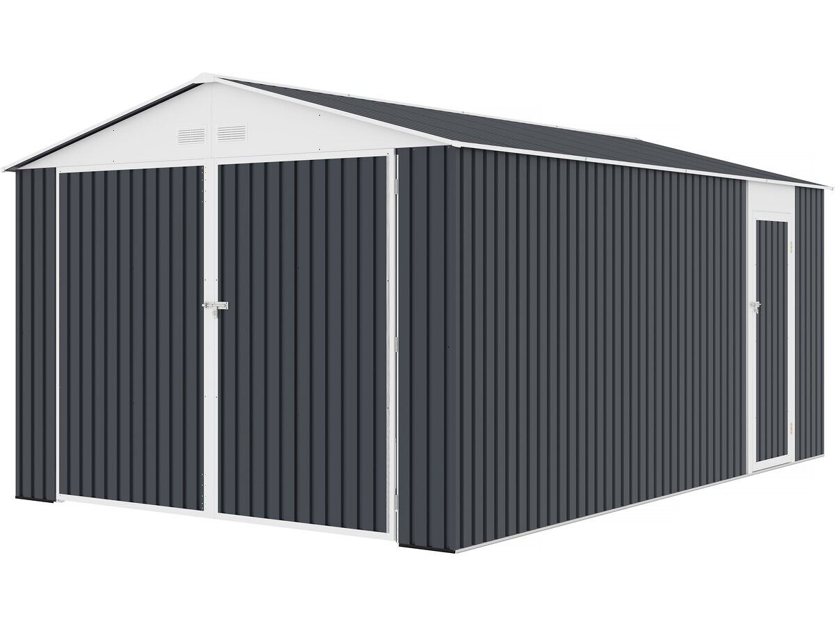 Garagem metálica "houston" 15,36 m² - antracite