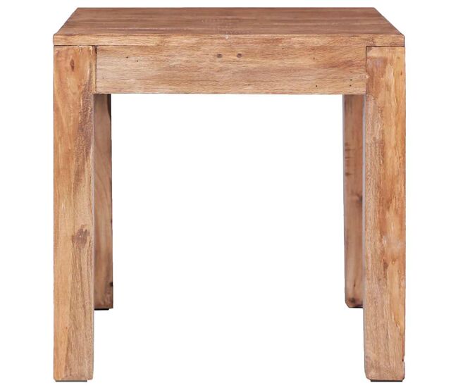 Mesa de centro, mesa baixa, 53x50x50 cm madeira de mogno maciça