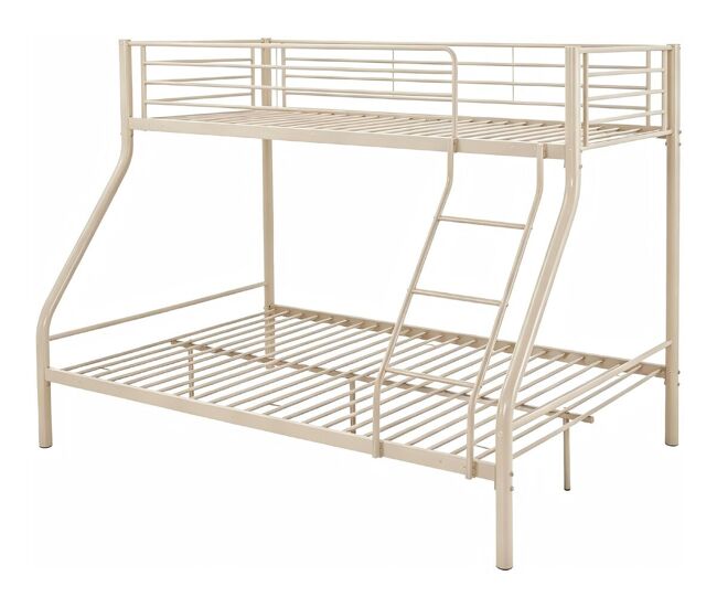 Cama de beliche com base de metal incluída <> - 90/140 x 190 cm - cinza-escuro