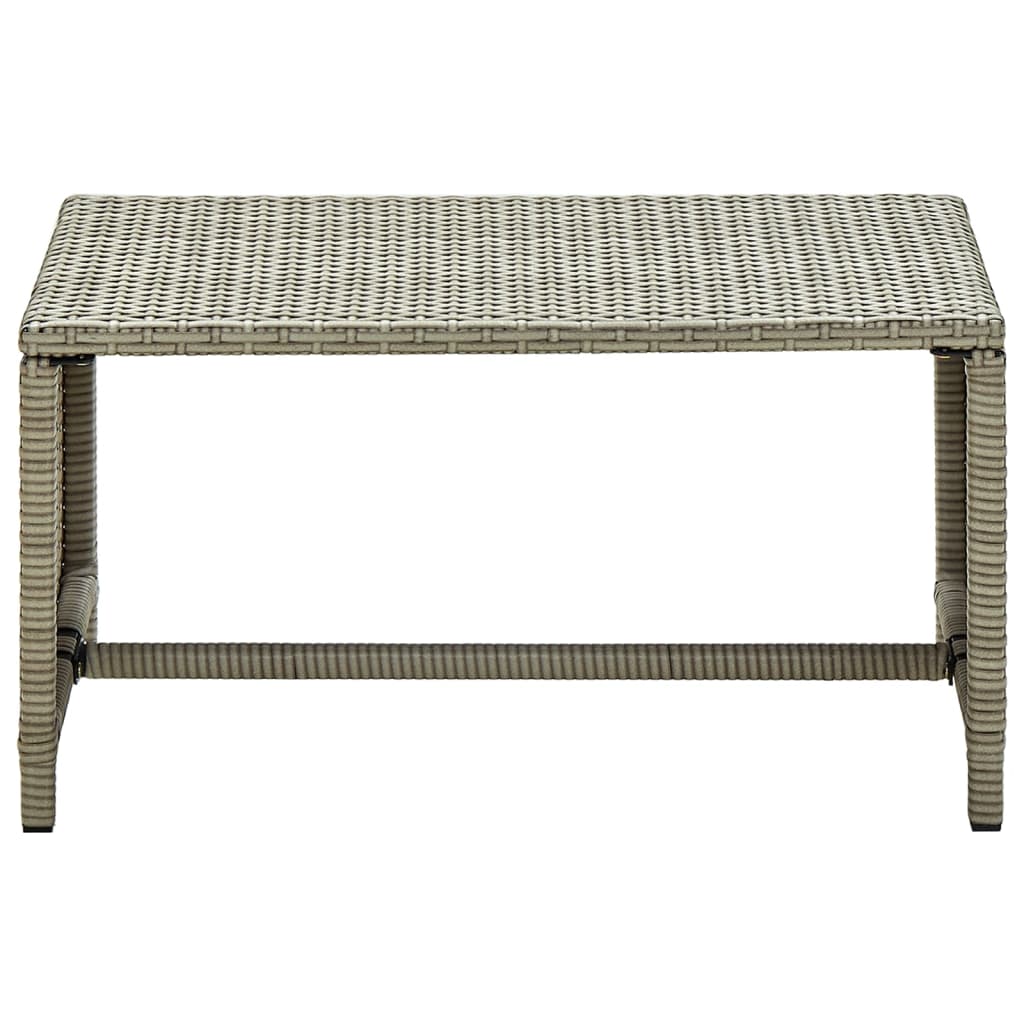 Mesa de centro, mesa baixa, 70x40x38 cm vime pe bege