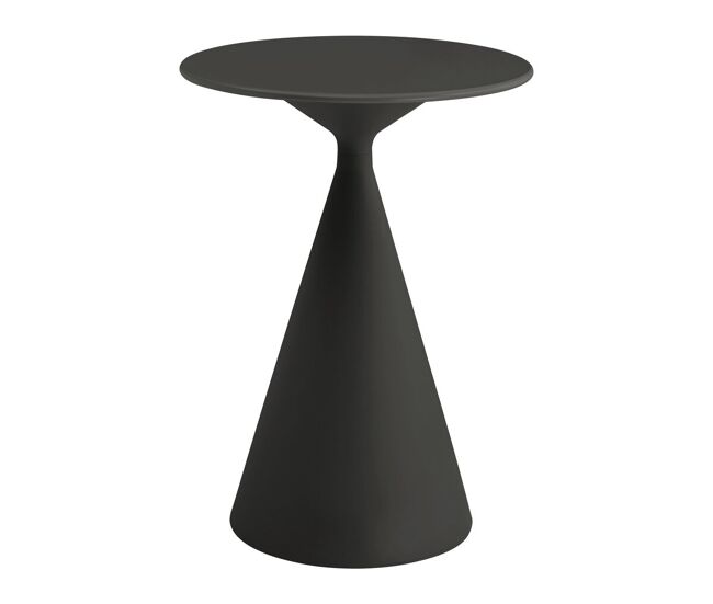 Mesa alta de jardim estilo bistrô 80 cm <> - preto