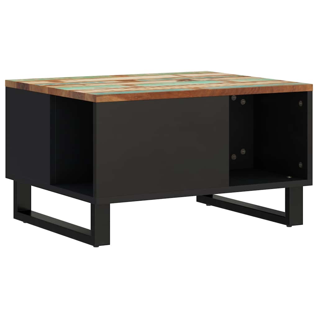 Mesa de centro, mesa baixa, 60x50x35 cm madeira recuperada maciça