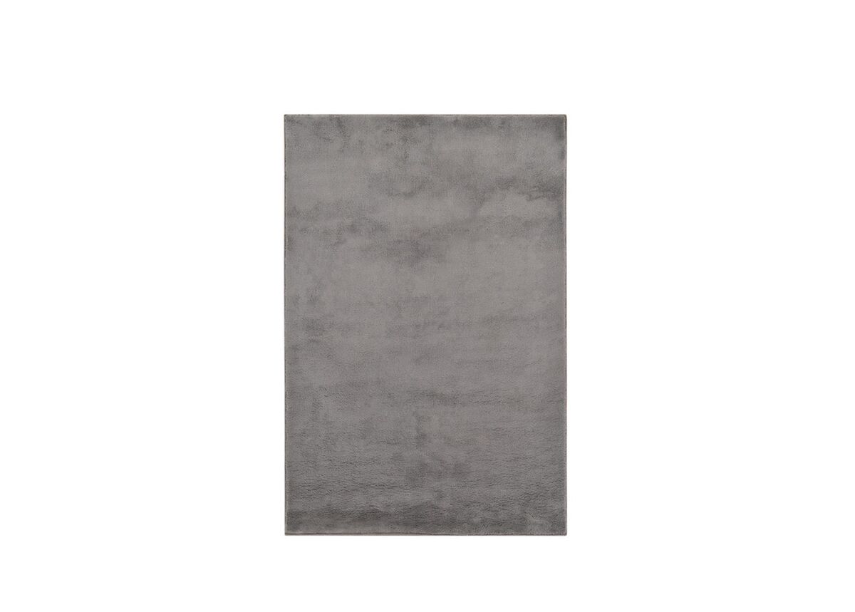Carpet shaggy 60x90 cm, cinzento escuro simples