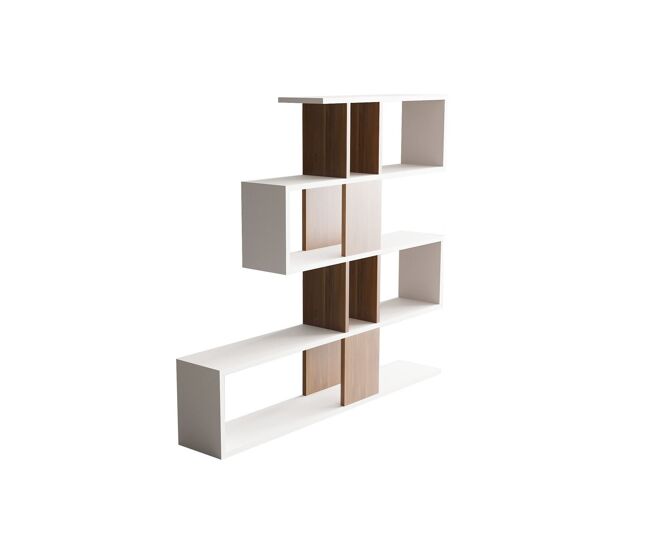 Étagère de madeira "karlin" - 120 x 20 x 109 cm - blanc