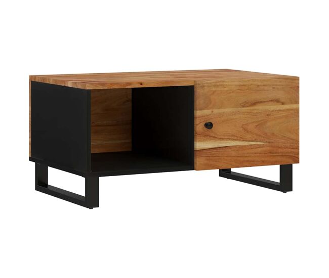 Mesa de centro, mesa baixa, 80x50x40 madeira de acácia maciça/deriv. madeira