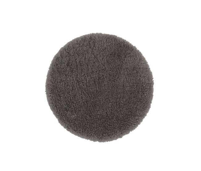 Tapete redondo ø 90 cm, cinzento escuro