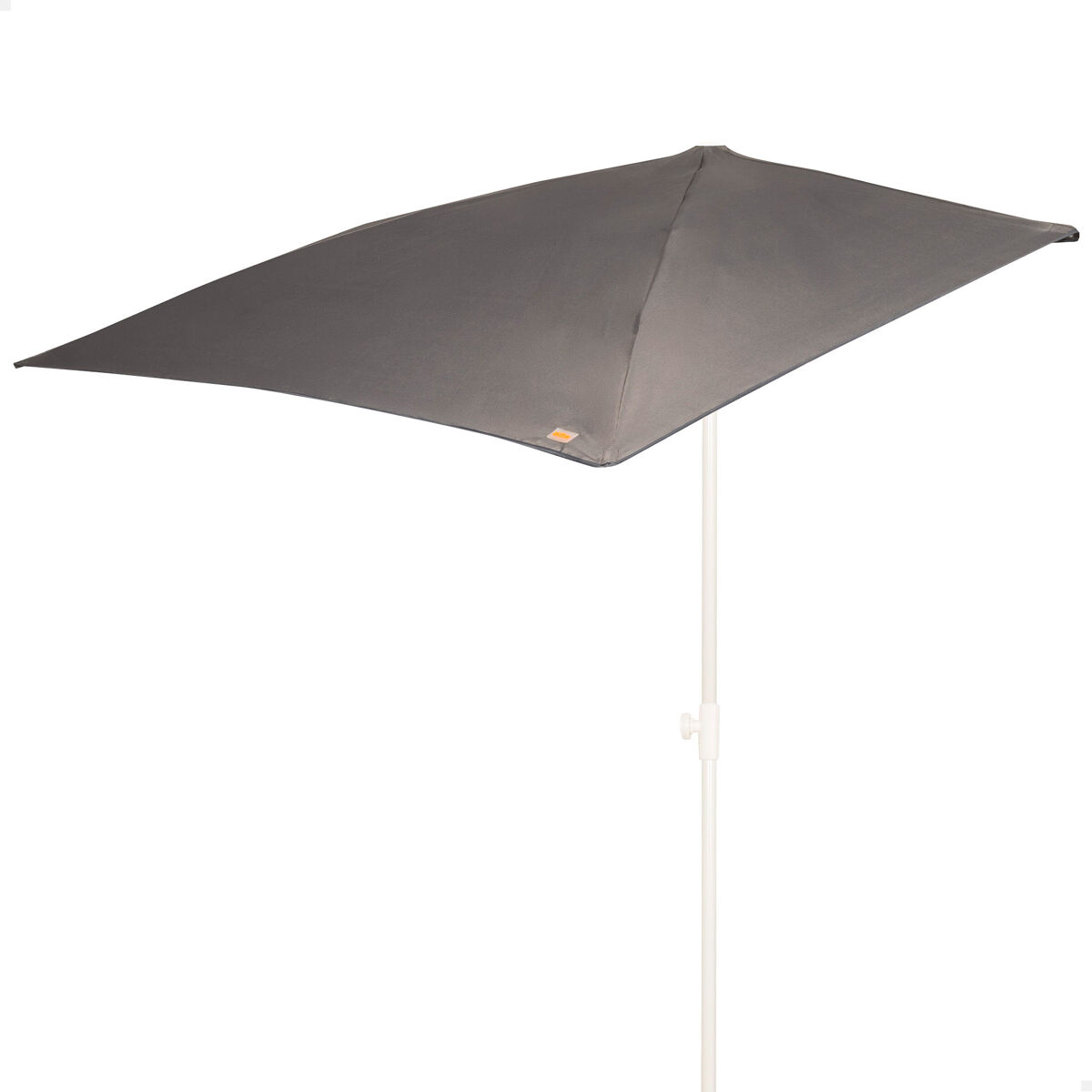 Aktive guarda-sol de parede retangular para jardim gris 160x100 cm