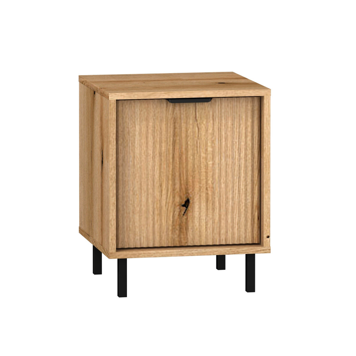 Mesa de cabeceira soly de madeira com 1 porta