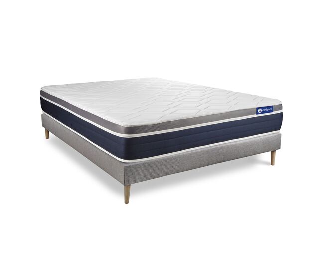 Colchão e base 150x200 cm - actiflex confort