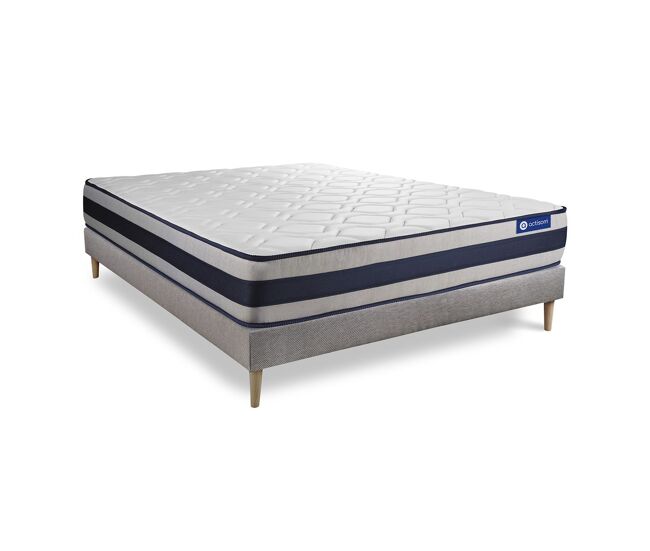 Conjunto de colchão e base 140x190 cm - actiflex ergo