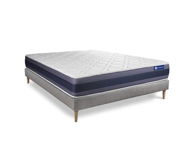 Unidade de colchão e base 140x190 cm - actiflex morpho