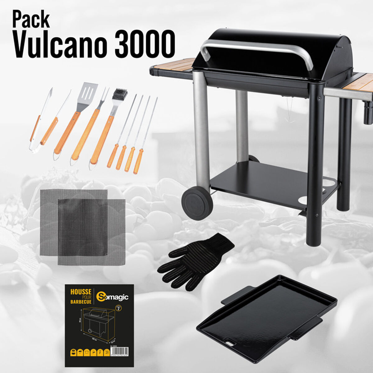 Embalagem vulcano 3000