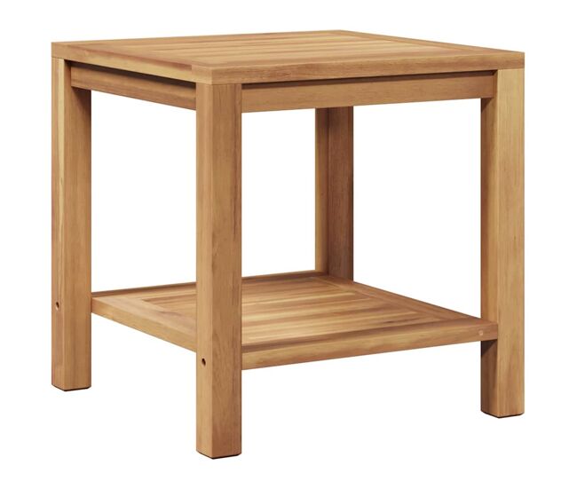 Mesa de centro, mesa baixa, castanho 45 x 45 x 45 cm madeira de teca sólida